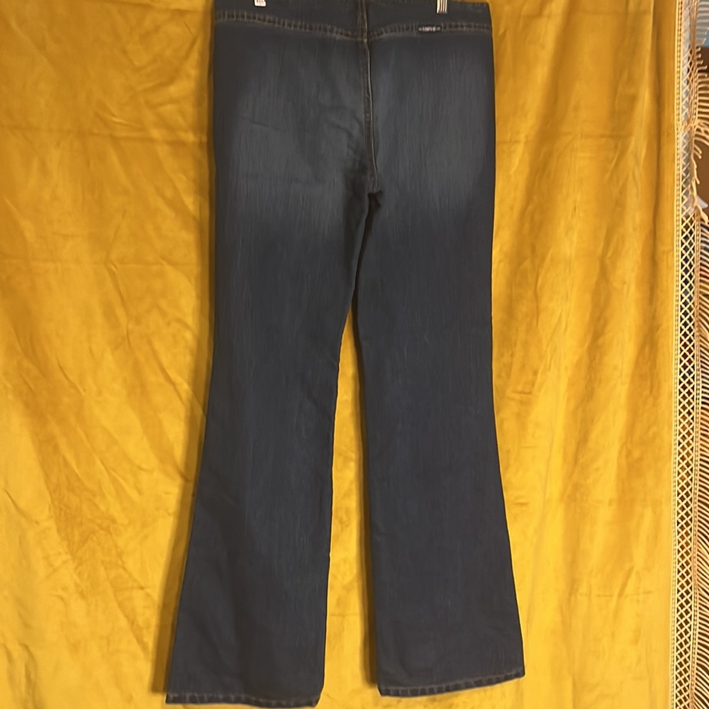 Retro Y2K Rampage Beaded Low Rise Flare Jeans EEUC Size 11 - Picture 6 of 6